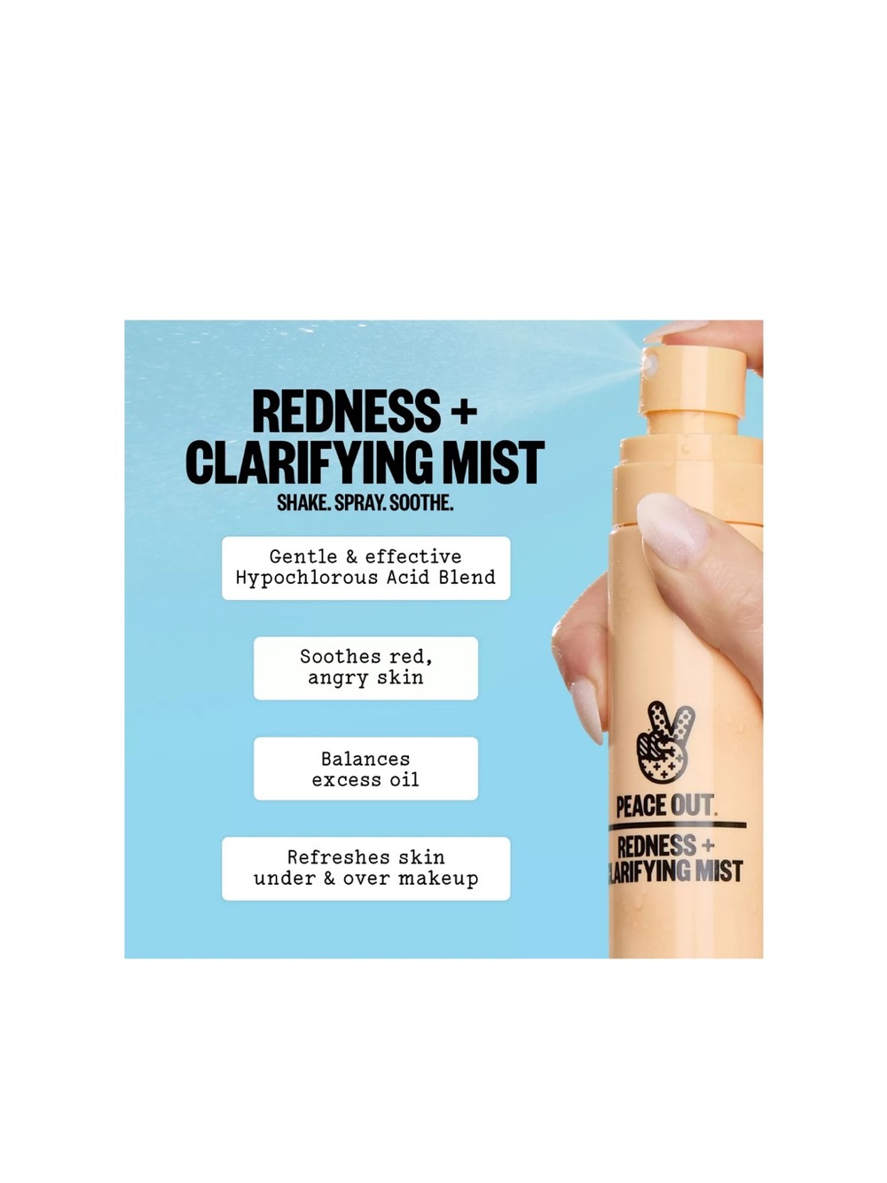 Peace Out Redness Reducing + Clarifying Facial Mist - Picture 6 of 10